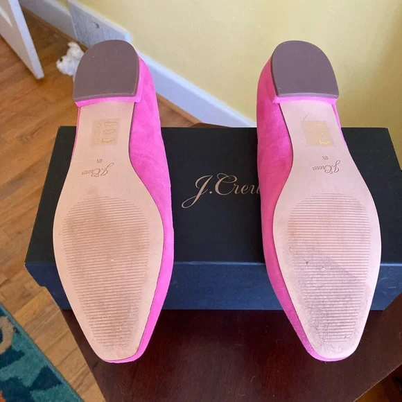J. Crew Suede Classic Flat NEVER WORN! Only tried on. - Picture 3 of 5